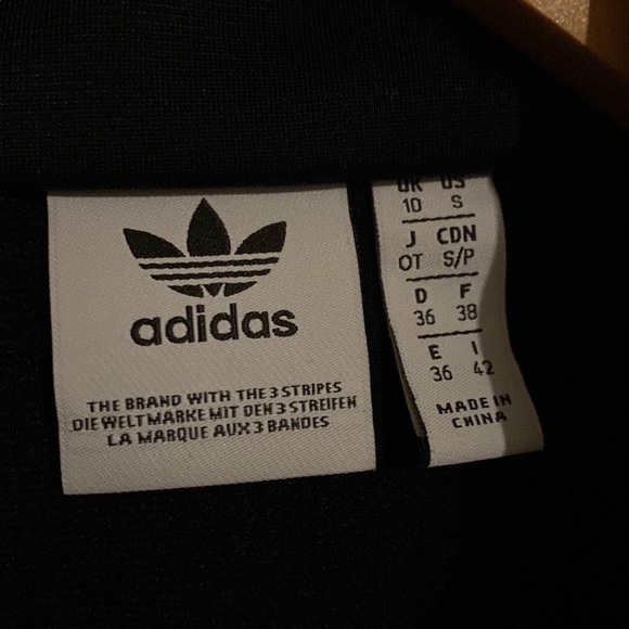 Adidas Cropped Tracksuit Top - Picture 2 of 4